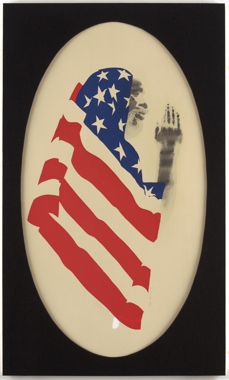 David Hammons. Pray for America. 1969
