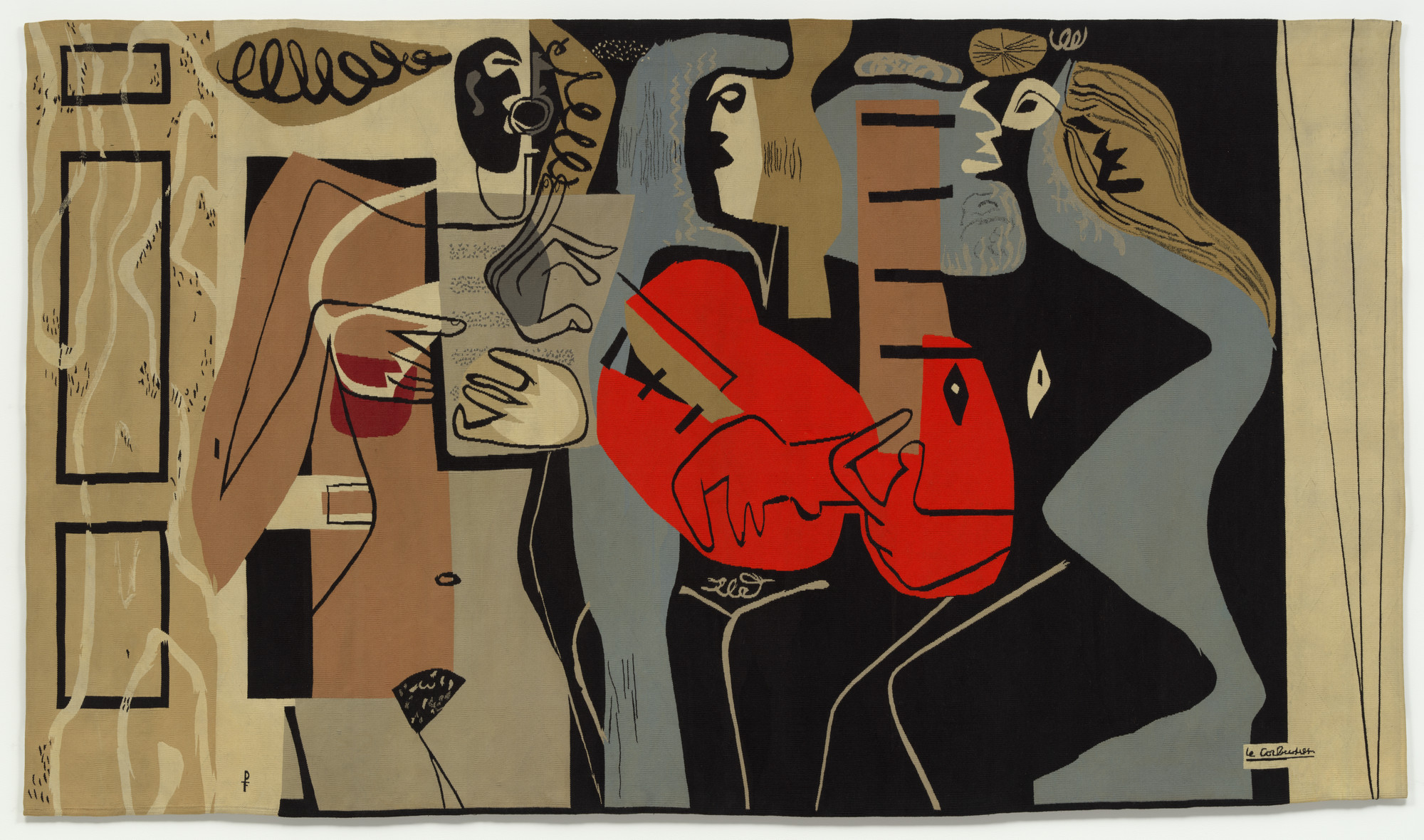 Le Corbusier (Charles-Édouard Jeanneret). Muralnomad Tapestry ‘Les Musiciennes’. 1953