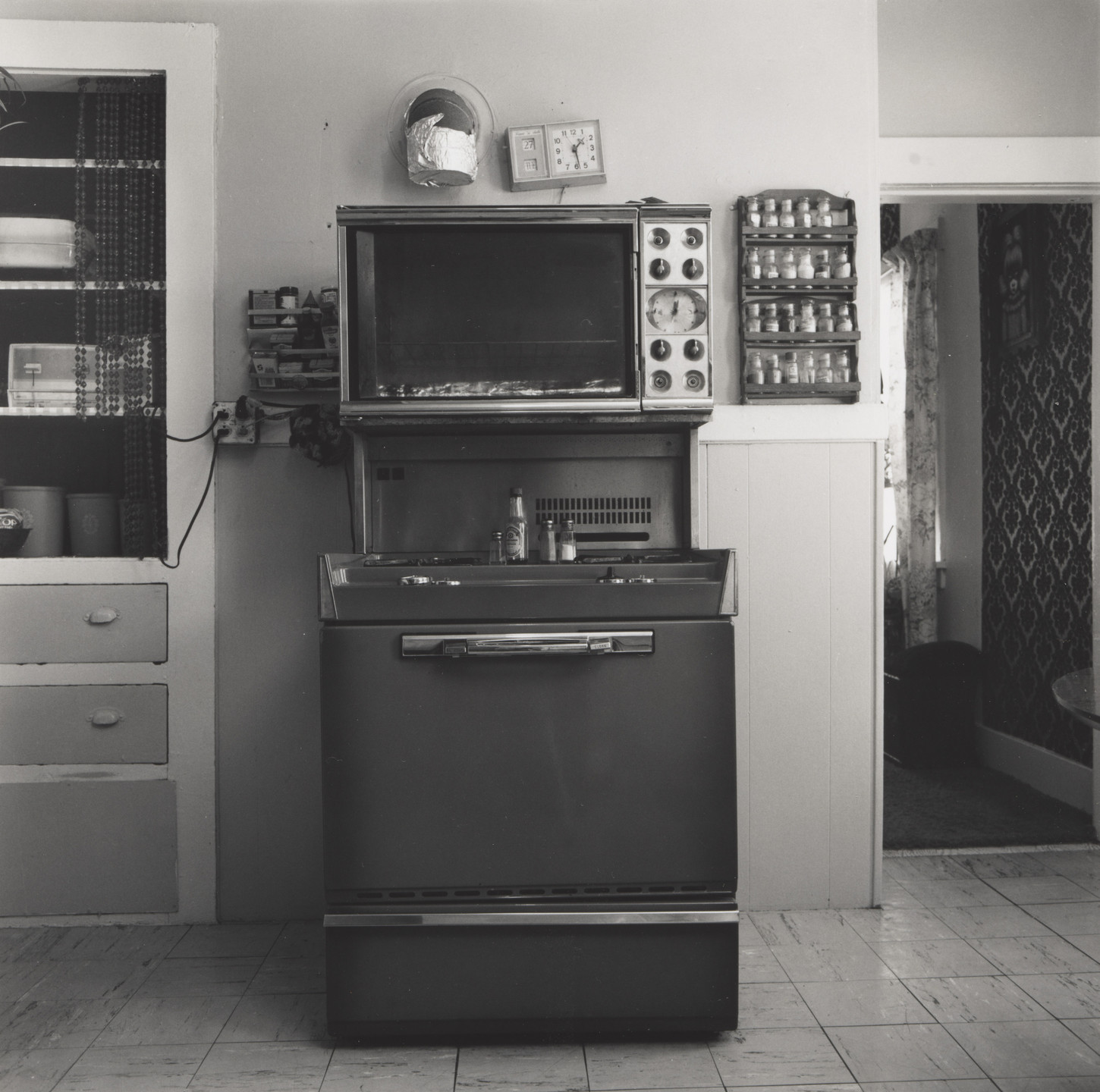 Joanne Leonard. Stove and Spice Rack, Kitchen, Berkeley, CA. 1977