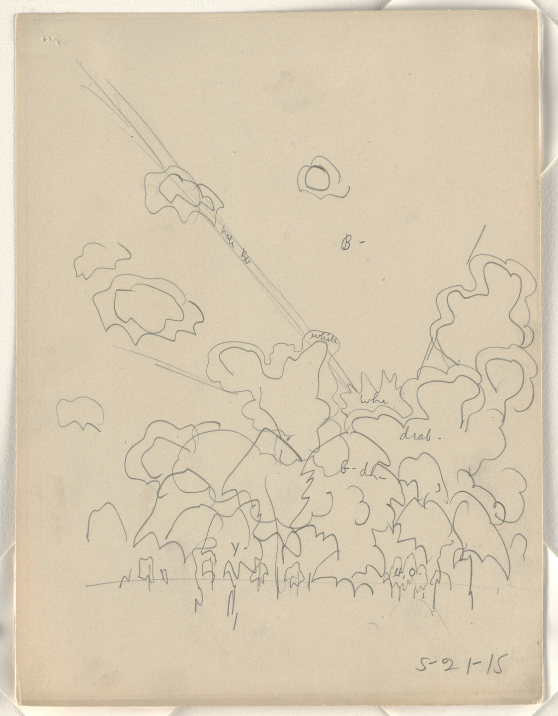 Charles Burchfield. Untitled. 1915