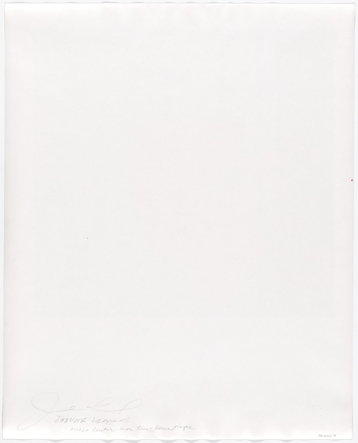 Joanne Leonard. Memo Center with Clean House Plaque, CA. 1975