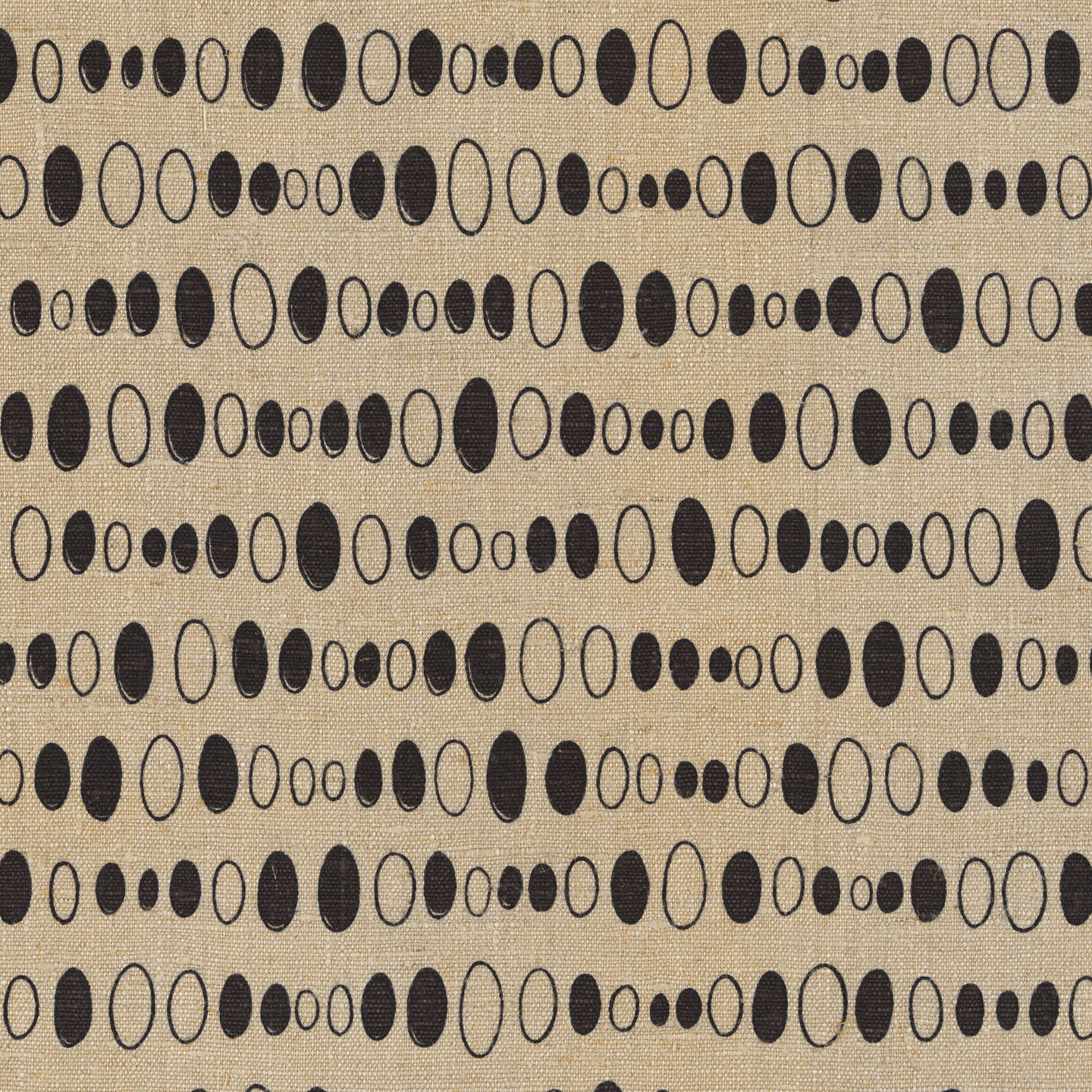 Joel Robinson. Ovals #1 textile. c.1951-1955