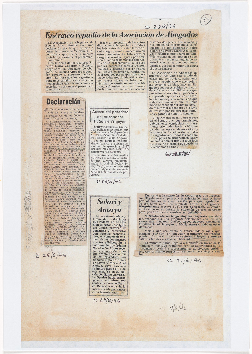 León Ferrari. Nosotros no sabíamos (We Didn't Know). 1976–92, printed 2007