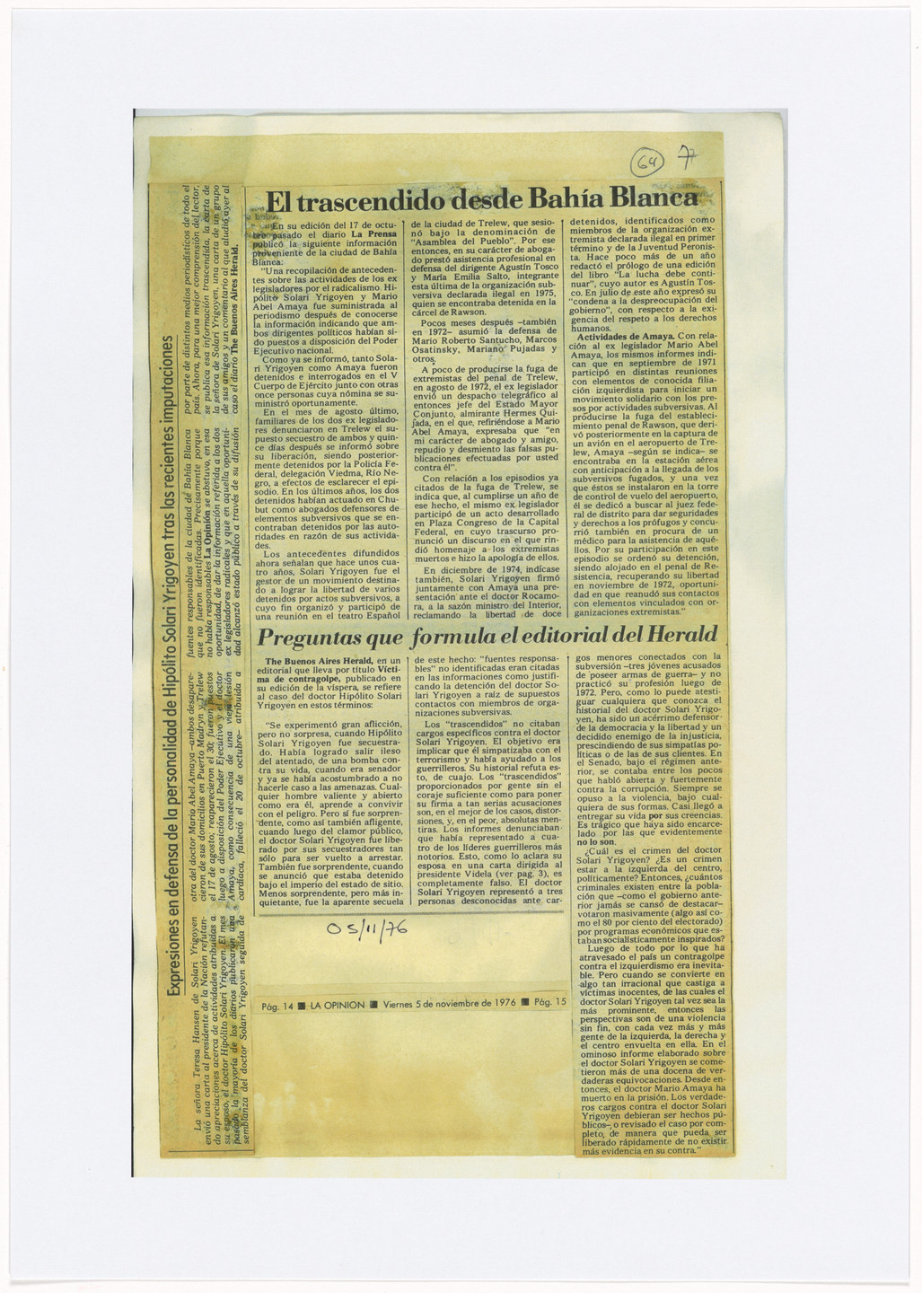 León Ferrari. Nosotros no sabíamos (We Didn't Know). 1976–92, printed 2007