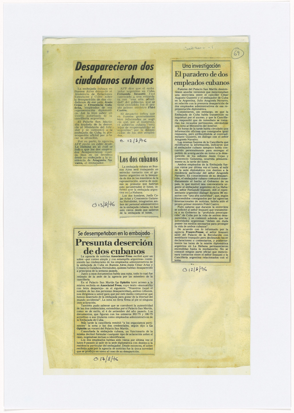 León Ferrari. Nosotros no sabíamos (We Didn't Know). 1976–92, printed 2007