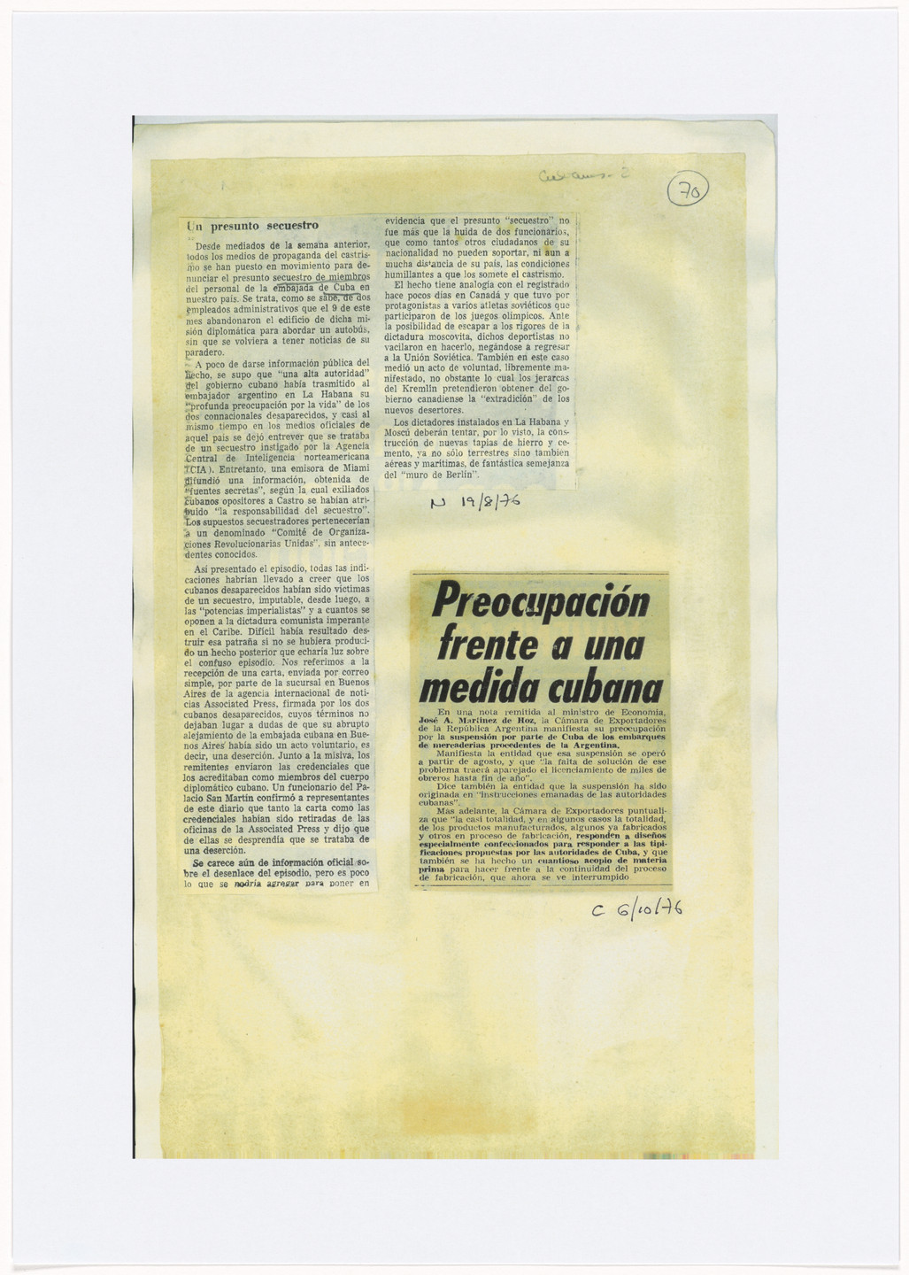 León Ferrari. Nosotros no sabíamos (We Didn't Know). 1976–92, printed 2007
