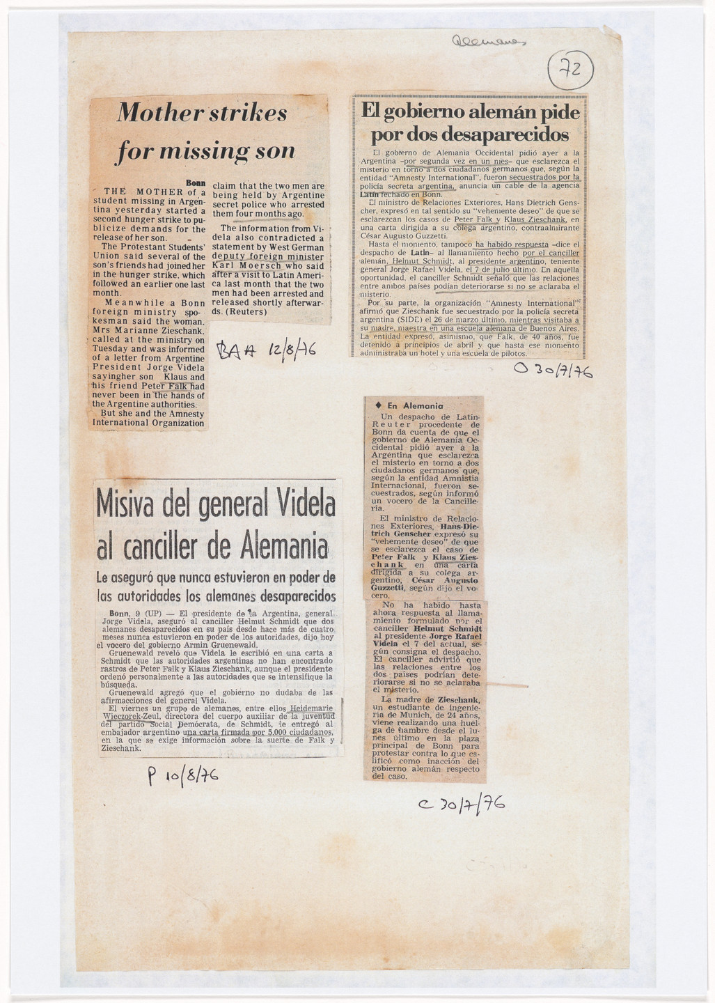 León Ferrari. Nosotros no sabíamos (We Didn't Know). 1976–92, printed 2007