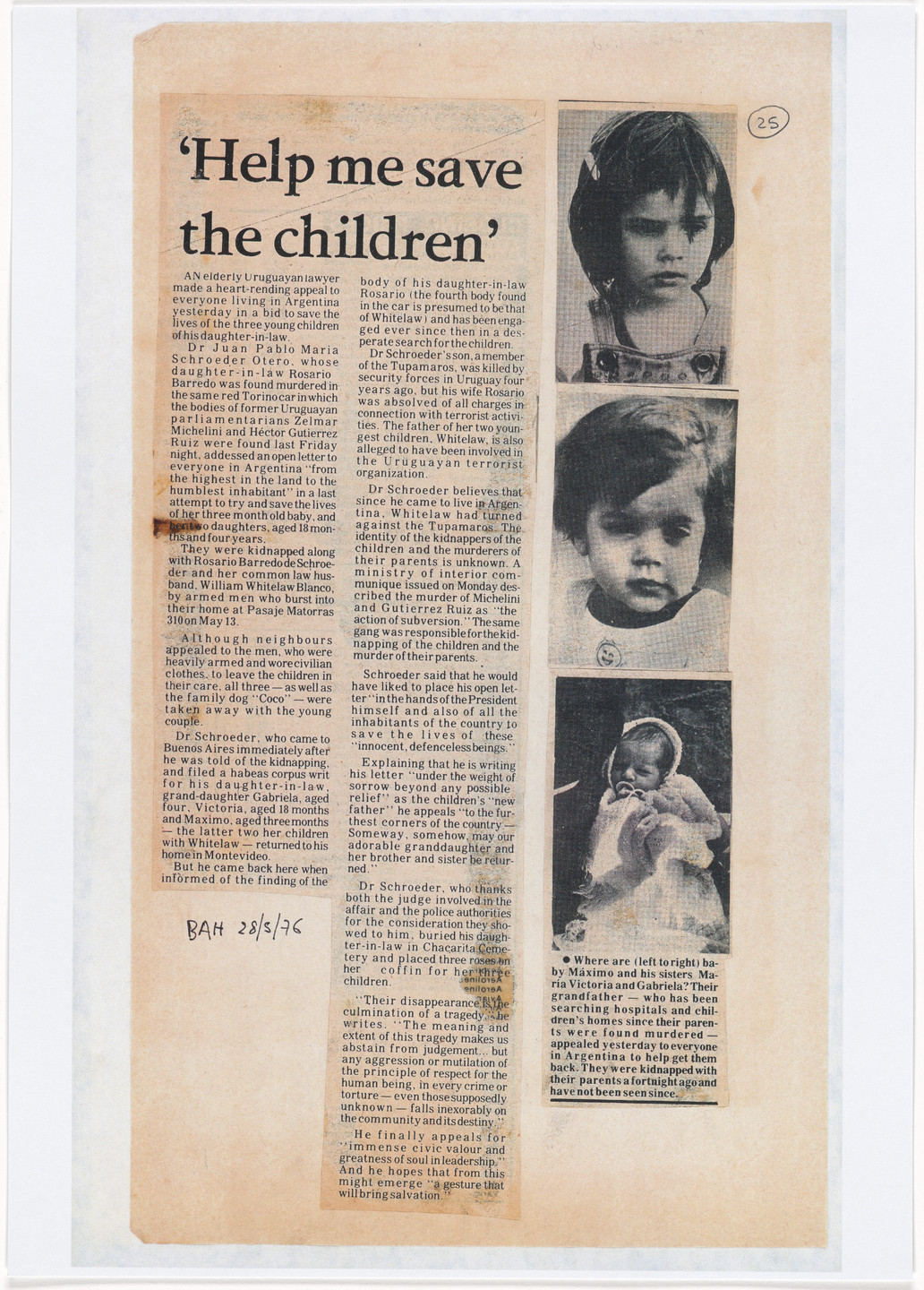 León Ferrari. Nosotros no sabíamos (We Didn't Know). 1976–92, printed 2007