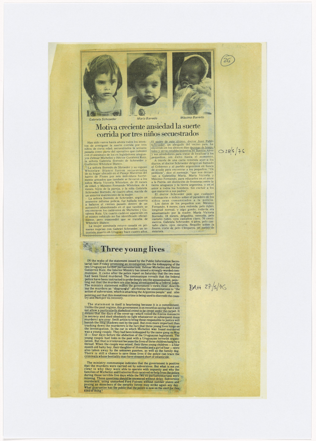 León Ferrari. Nosotros no sabíamos (We Didn't Know). 1976–92, printed 2007