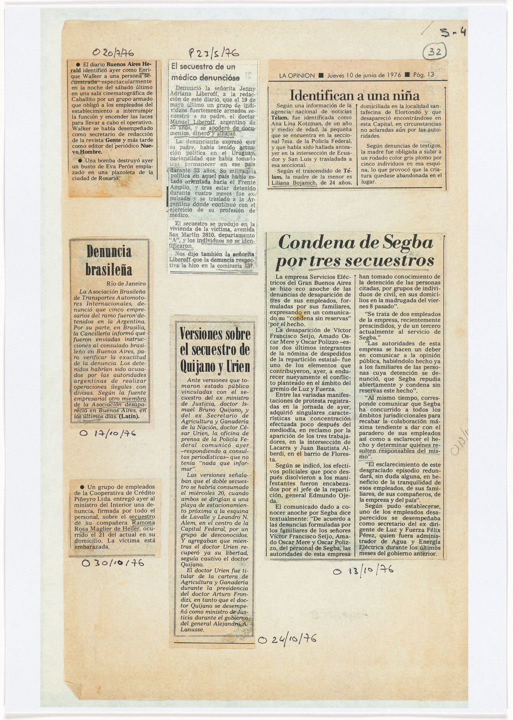 León Ferrari. Nosotros no sabíamos (We Didn't Know). 1976–92, printed 2007
