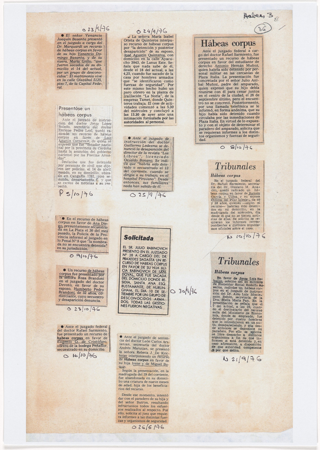 León Ferrari. Nosotros no sabíamos (We Didn't Know). 1976–92, printed 2007