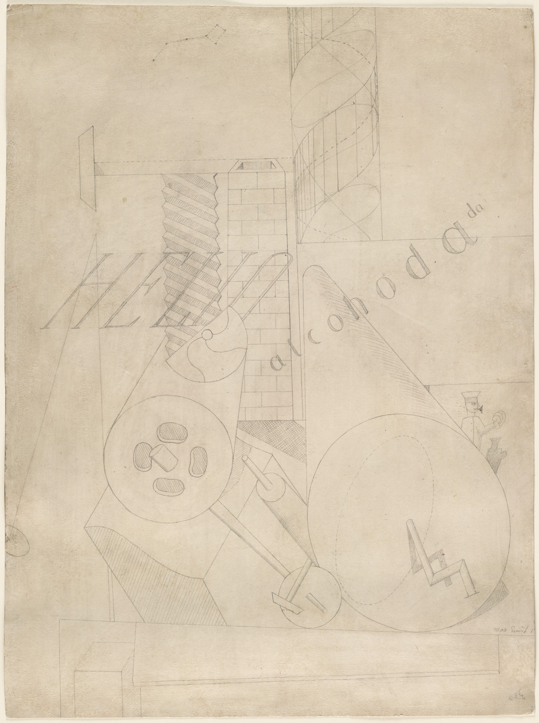 Max Ernst. Helio Alcohodada. 1919