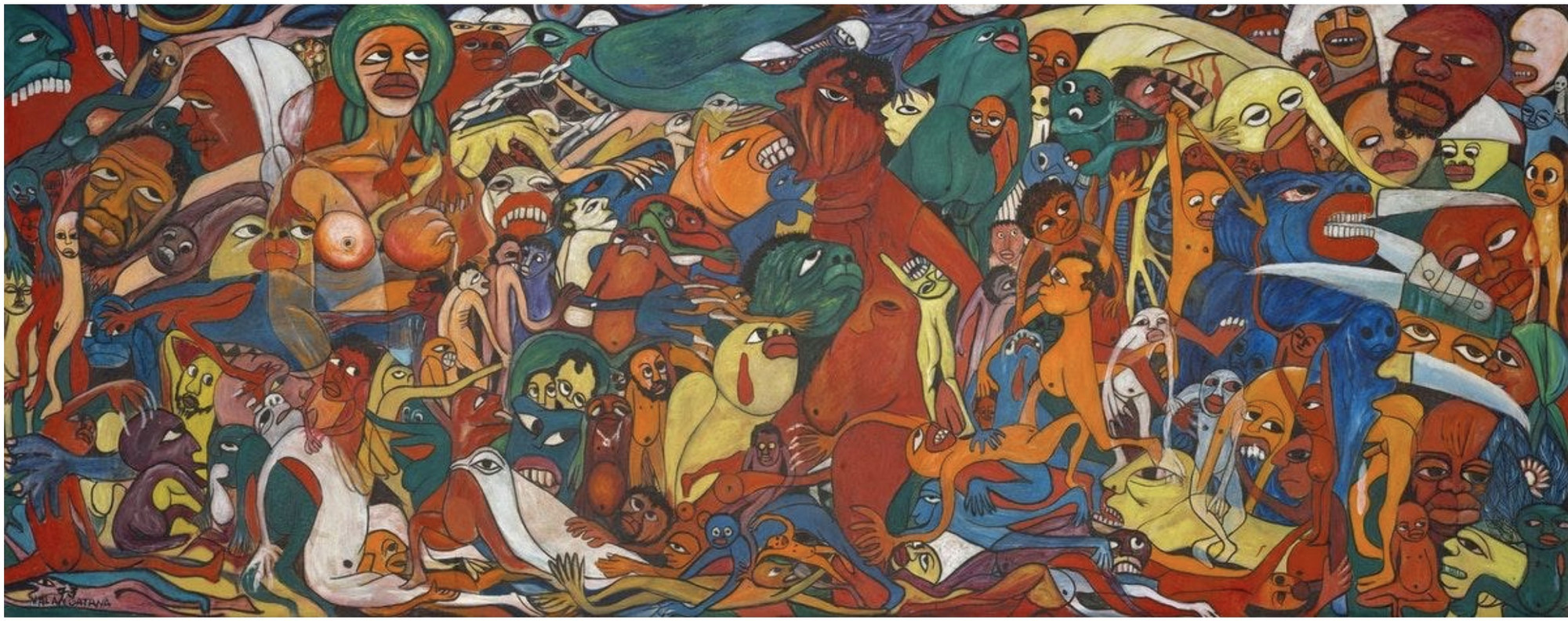 Malangatana Valente Ngwenya. Cry for Freedom. 1973
