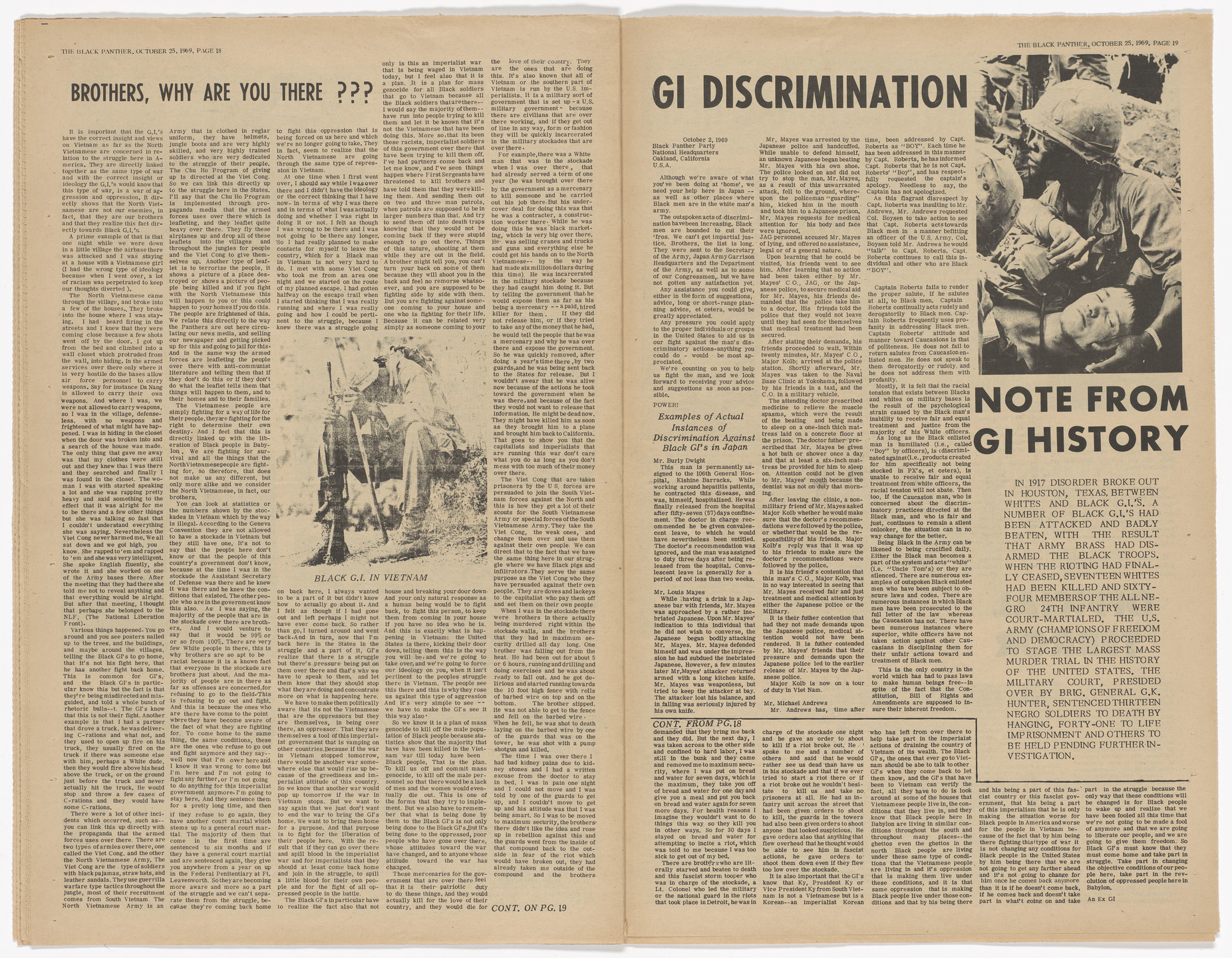 Emory Douglas. The Black Panther Newspaper, vol. 3, no. 27 (Eldridge Cleaver quote). 1969