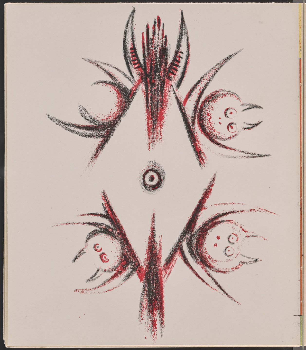 Wifredo Lam. Plate from Le Surréalisme en 1947. 1947