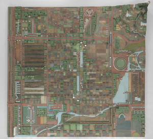 Broadacre City Project (Model in four sections)