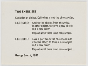 Two Exercises