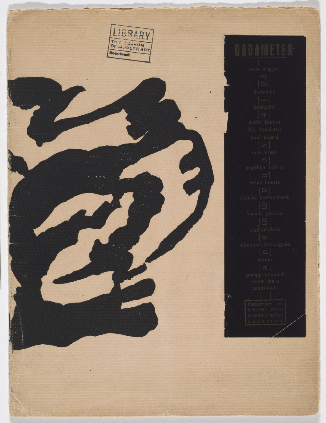 Jean (Hans) Arp, Max Ernst. Die Schammade. 1920