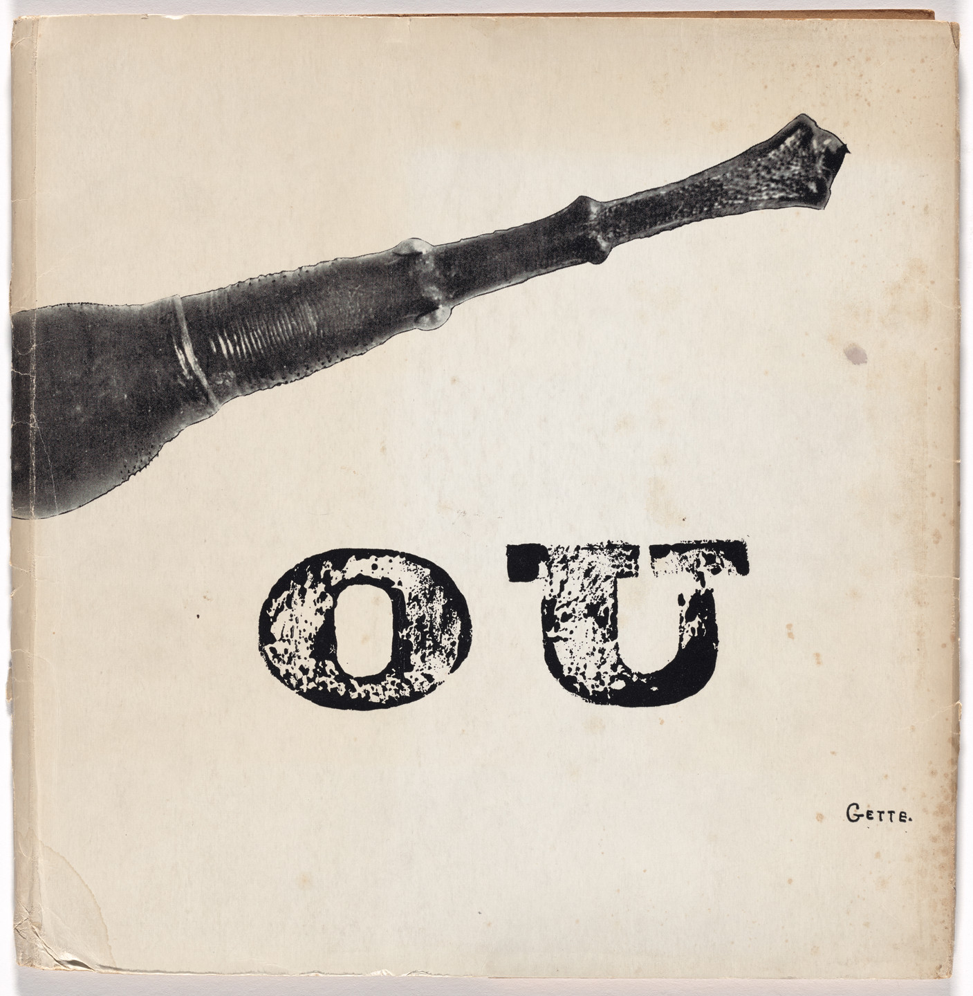 Various Artists, Roberto Altmann, Antonio Berni, Jan Burka, Henri Chopin, Ian Hamilton Finlay, John Furnival, Paul-Armand Gette, Bernard Heidsieck, Dom Sylvester Houédard, Edwin Morgan, Claude Pélieu, Françoise Saint-Thibault, John Sharkey. Revue OU Cinquième Saison, no. 22. 1964