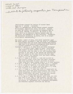 Implications-Concept Art Version of Colored Sheet Music No. 1