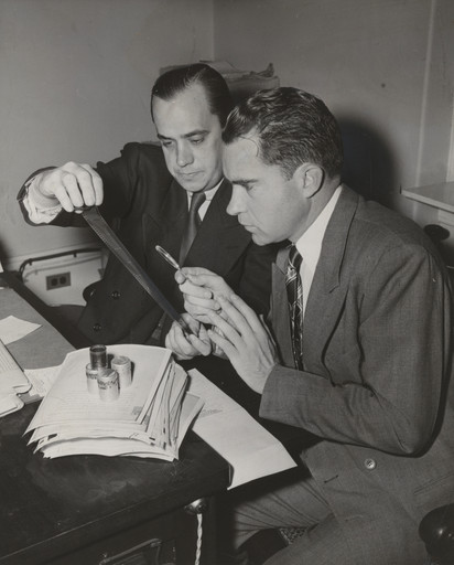 George Tames/The New York Times. Representative Richard M. Nixon of the House Un-American Activities Committee. December 6, 1948