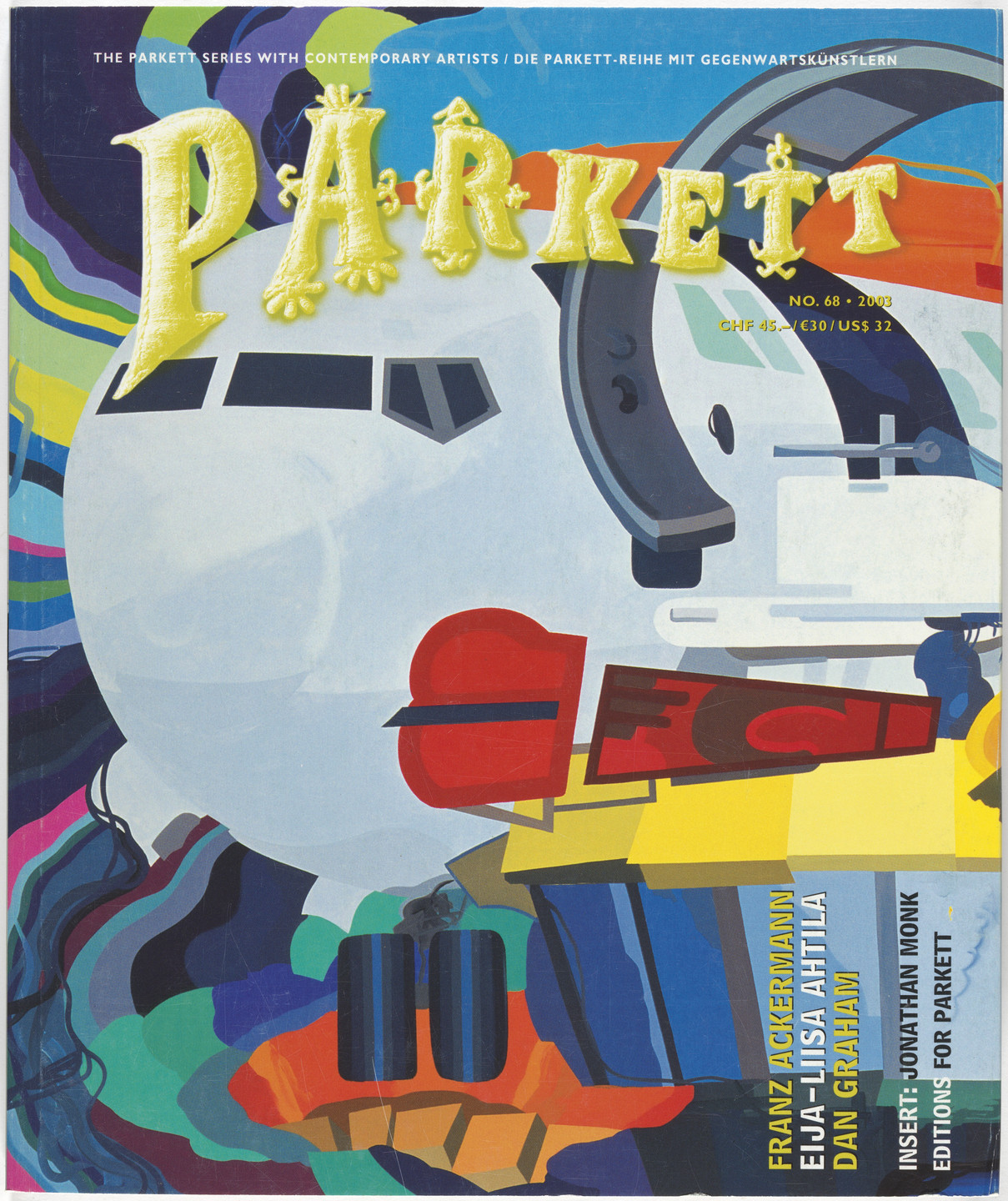 Franz Ackermann, Eija-Liisa Ahtila, Dan Graham, Jonathan Monk, Fiona Banner, Various Artists. Parkett no. 68. 2003