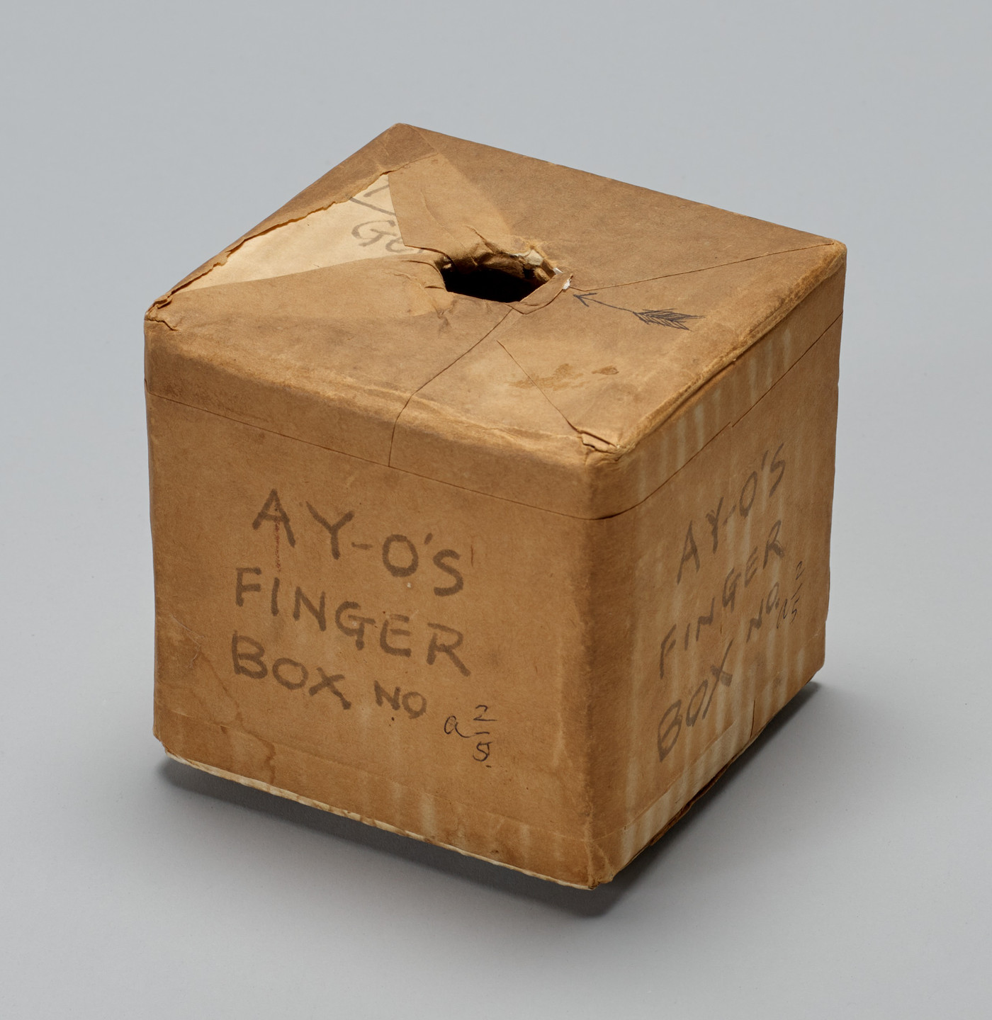 Ay-O. Prototype for Finger Box. 1964
