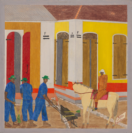 Philomé Obin. Inspection of the Streets. 1948