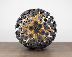 Mine Kafon wind-powered deminer