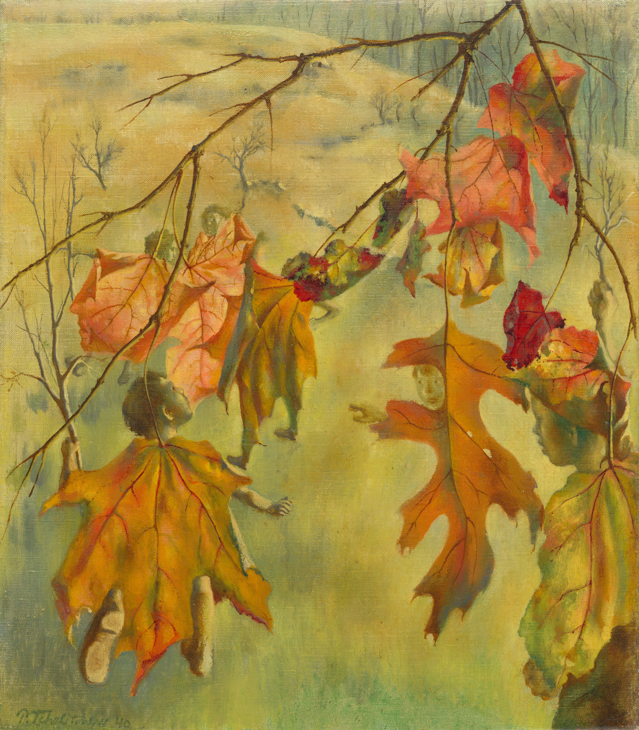 Pavel Tchelitchew. Leaf Children. 1940