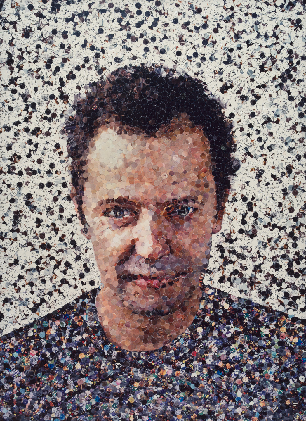 Vik Muniz. _Self Portrait (_from Pictures of Magazines). 2003