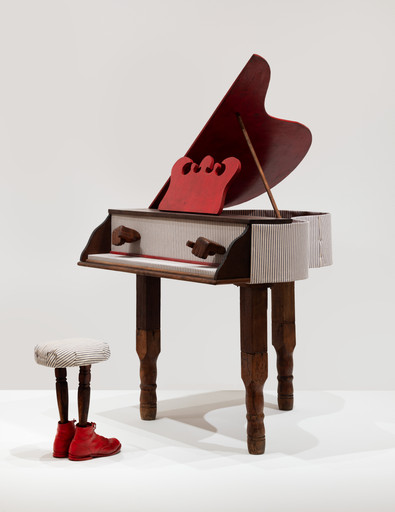 Kate Millett. Piano & Stool. 1965