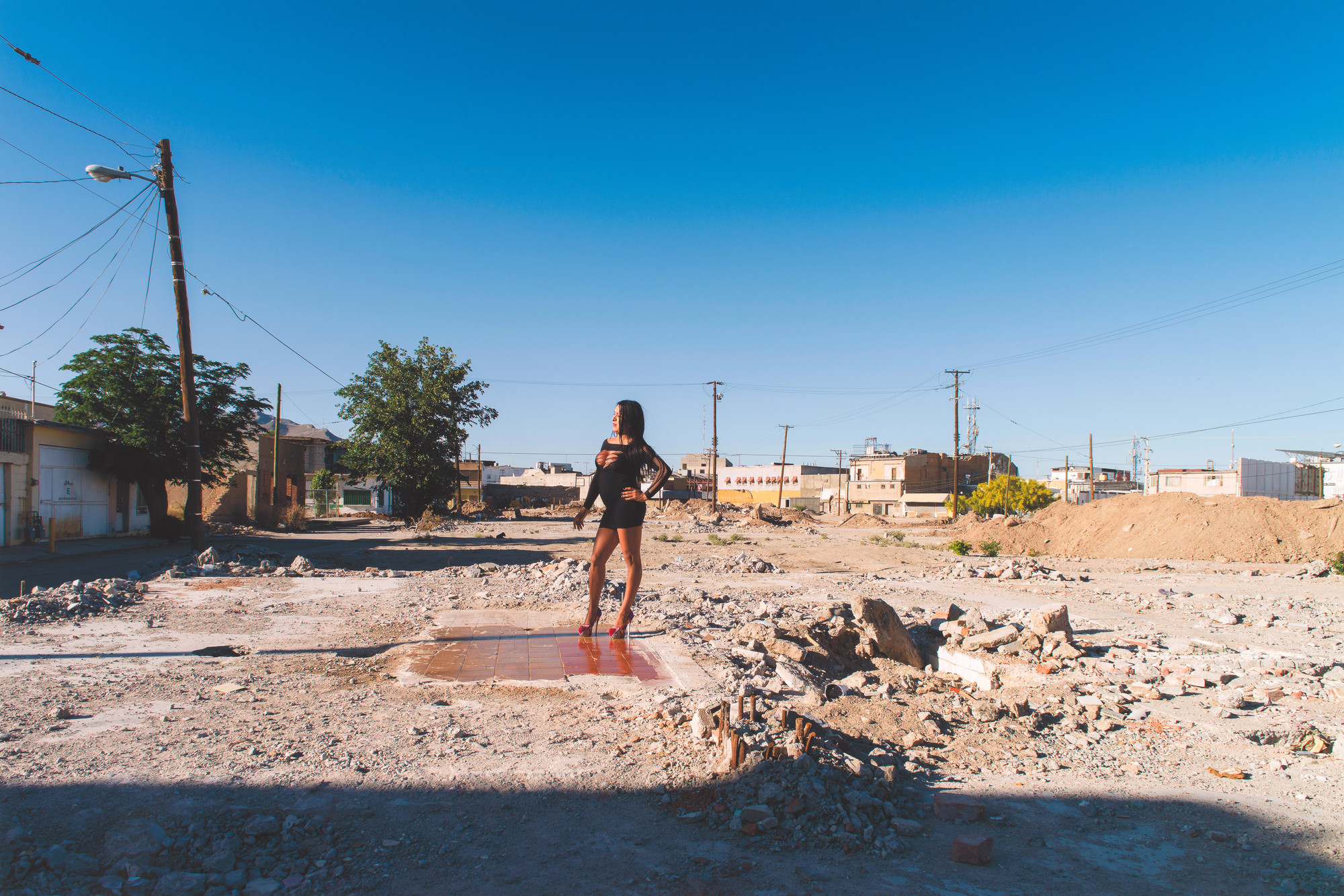 Teresa Margolles. Sansara, Pista de Baile del club ‘Irma’s’ (Sansara, dance floor from the club ‘Irma’s’). 2016