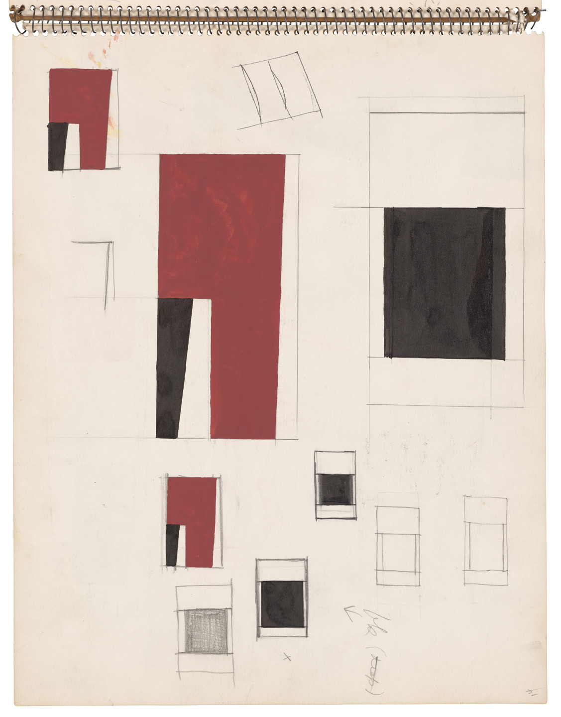 Ellsworth Kelly. Sketchbook #26, New York City. 1954-56