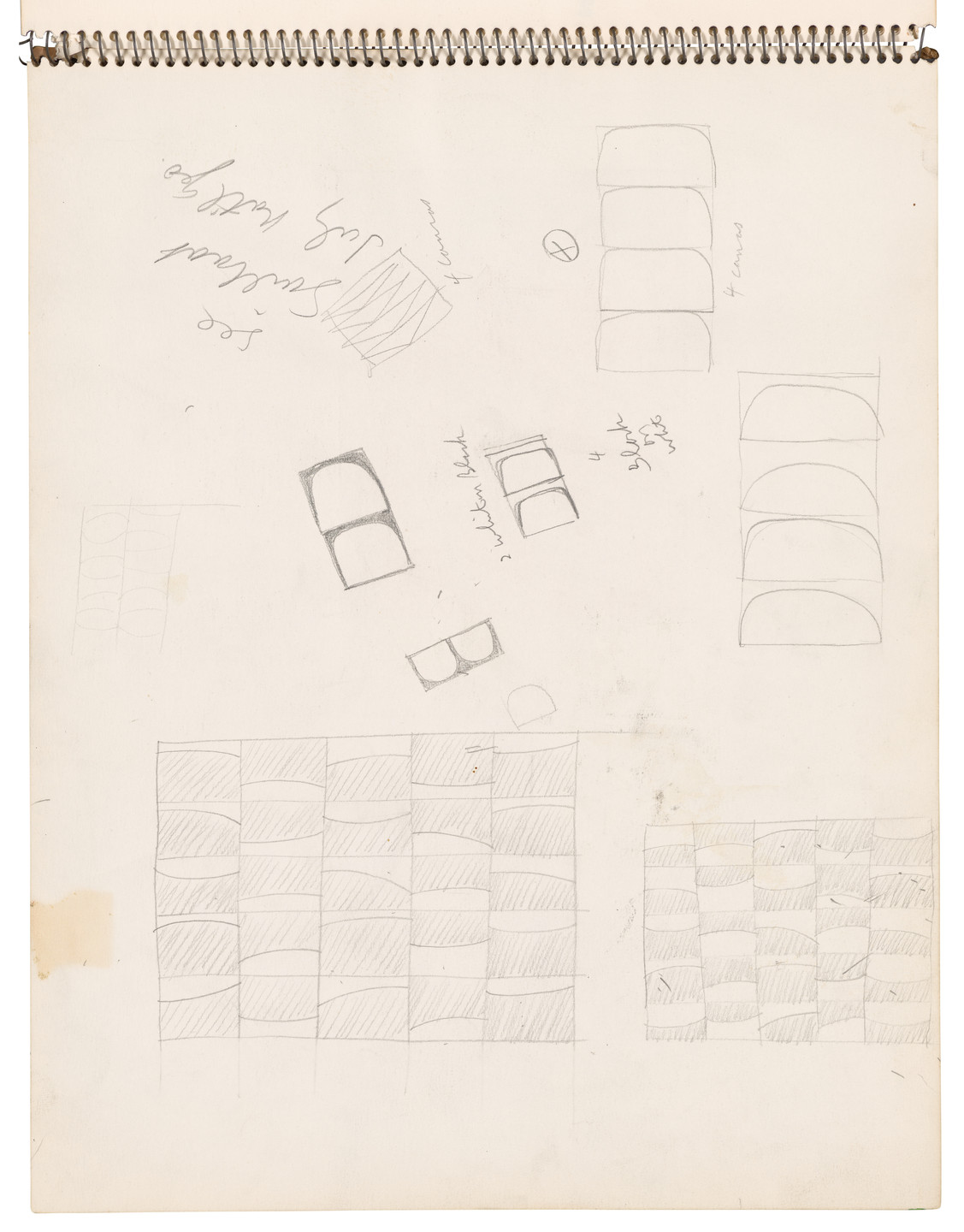 Ellsworth Kelly. Sketchbook #26, New York City. 1954-56