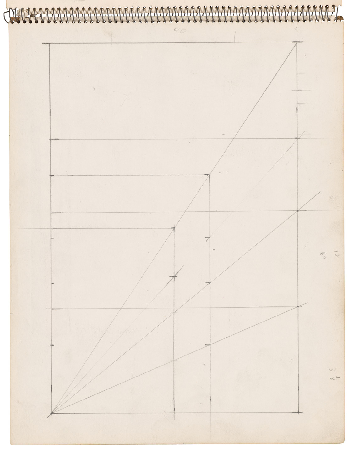 Ellsworth Kelly. Sketchbook #26, New York City. 1954-56