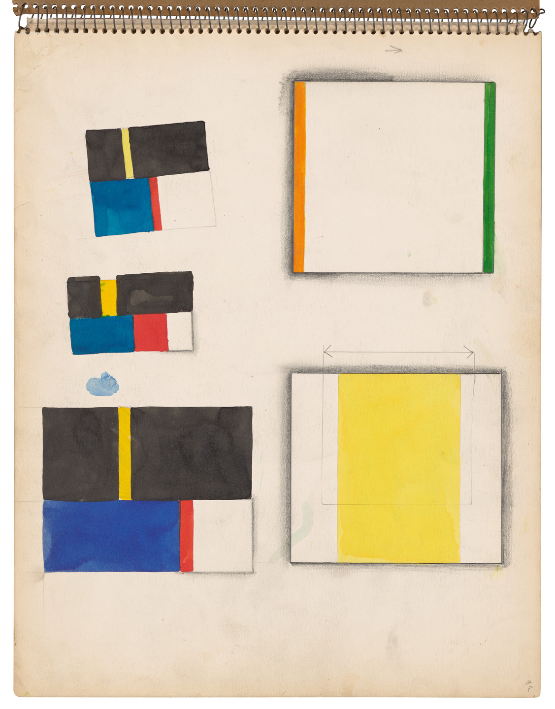 Ellsworth Kelly. Sketchbook #26, New York City. 1954-56