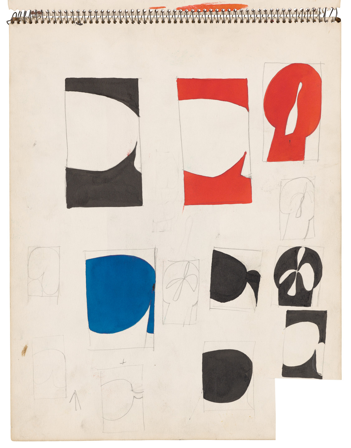 Ellsworth Kelly. Sketchbook #26, New York City. 1954-56