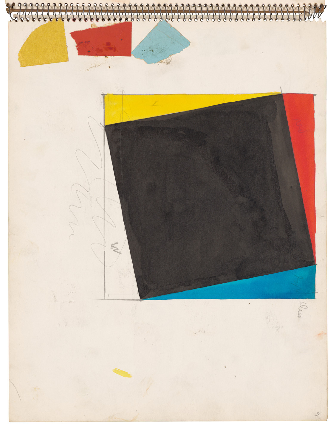 Ellsworth Kelly. Sketchbook #26, New York City. 1954-56