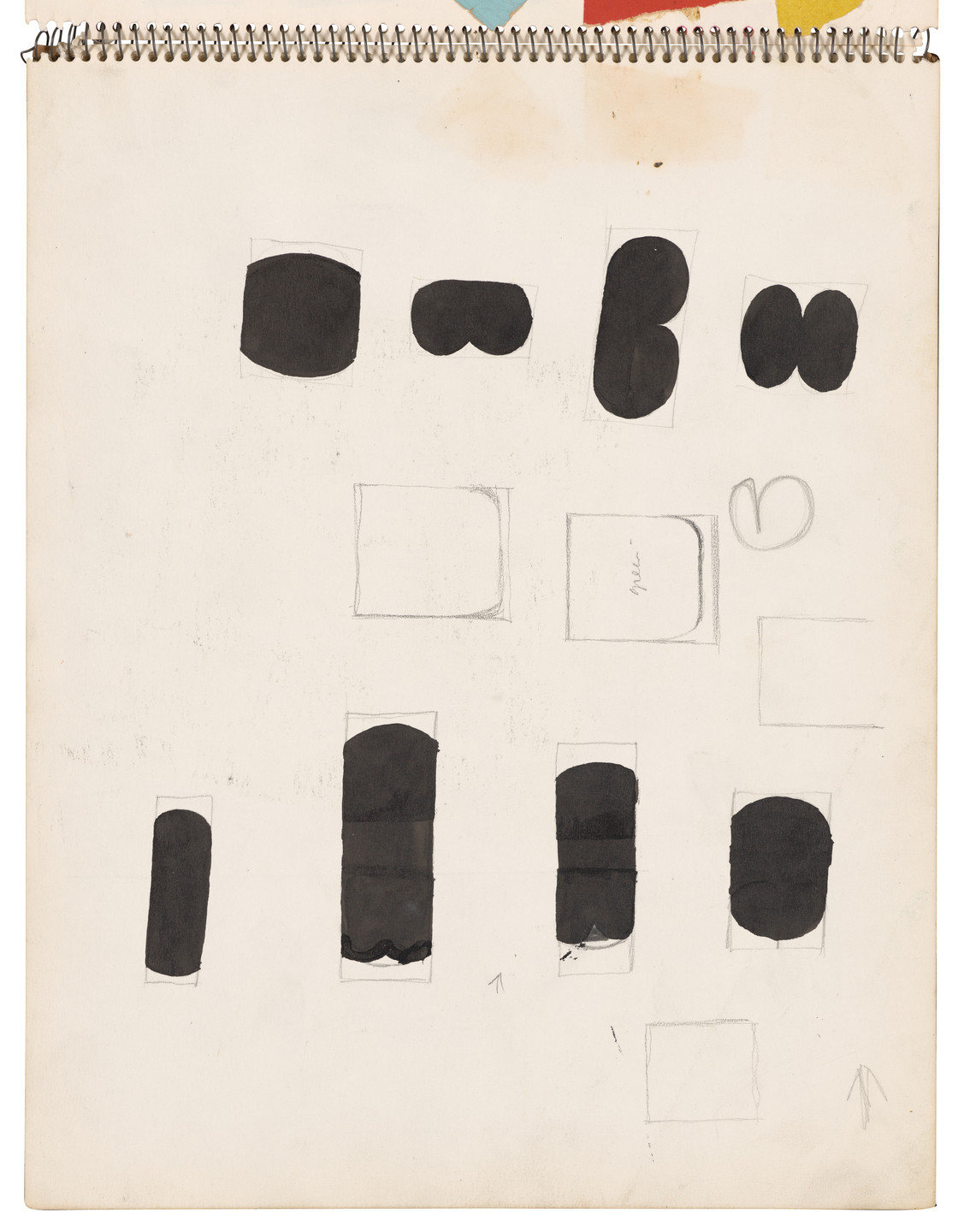 Ellsworth Kelly. Sketchbook #26, New York City. 1954-56