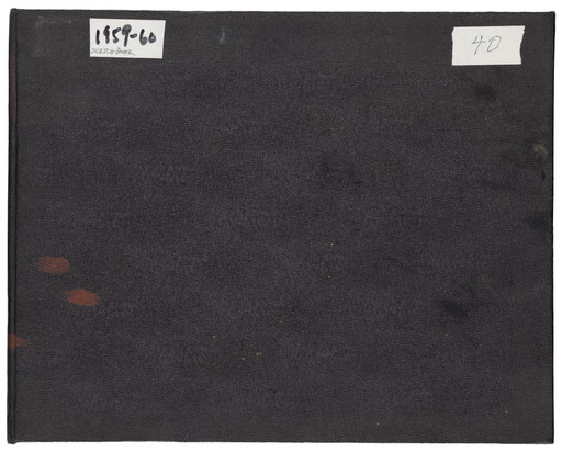 Ellsworth Kelly. Sketchbook #40, New York City. 1959-60