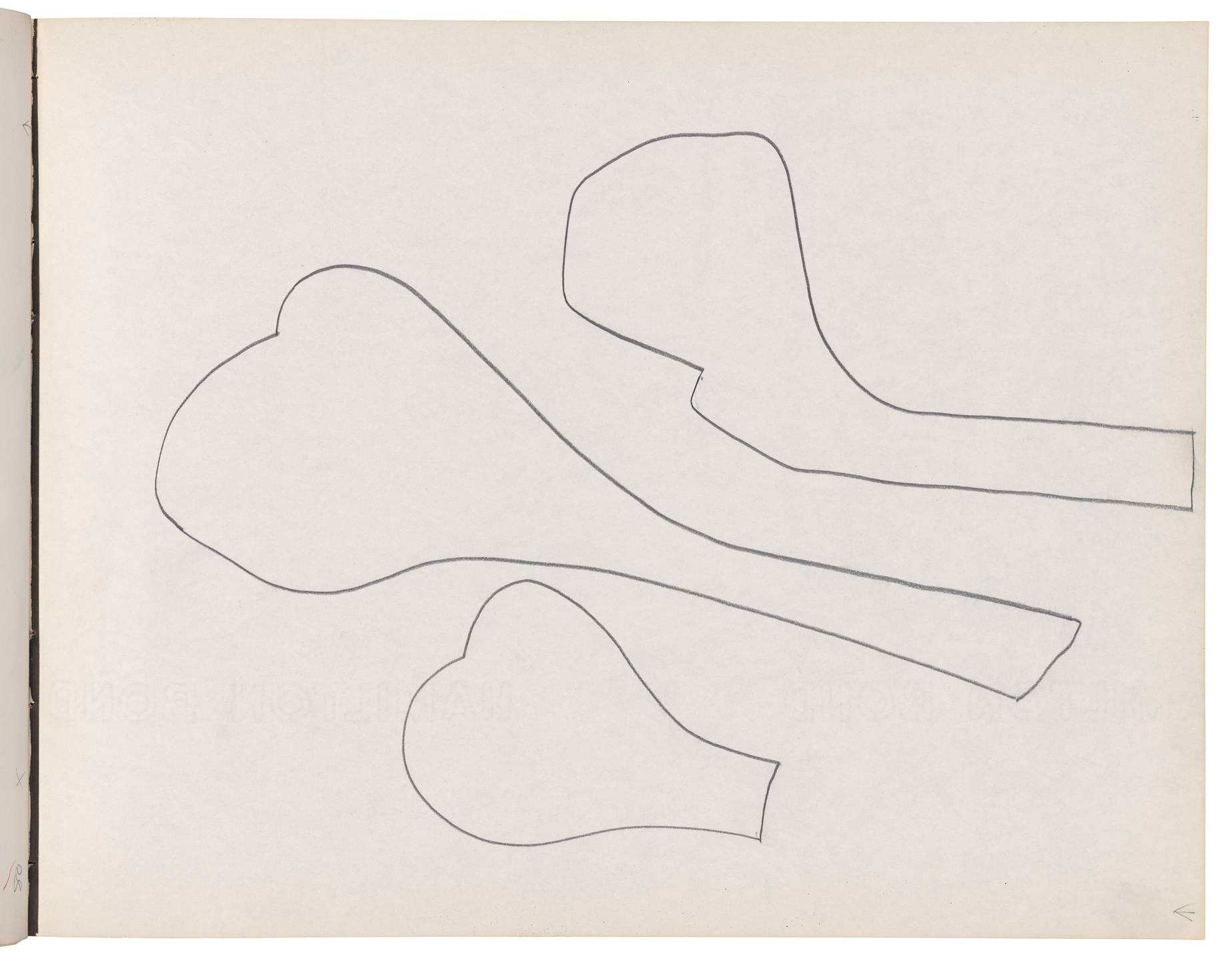 Ellsworth Kelly. Sketchbook #40, New York City. 1959-60