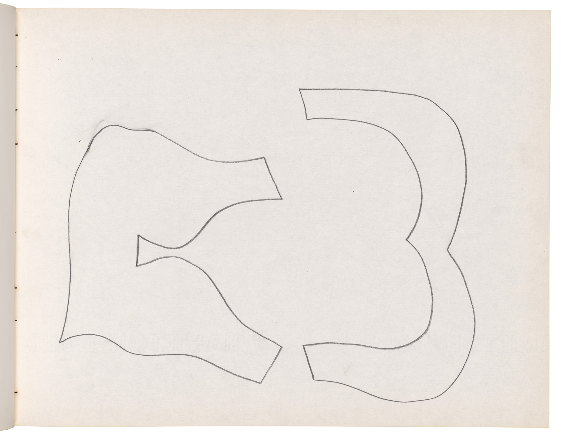 Ellsworth Kelly. Sketchbook #40, New York City. 1959-60