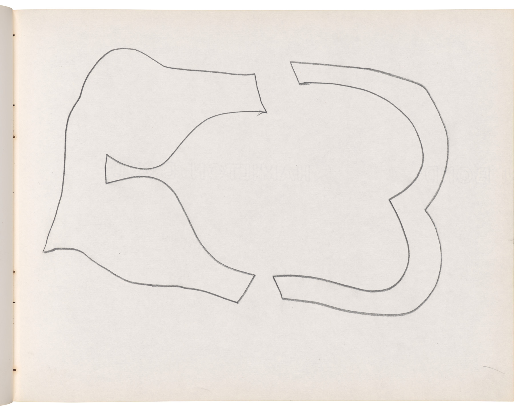 Ellsworth Kelly. Sketchbook #40, New York City. 1959-60
