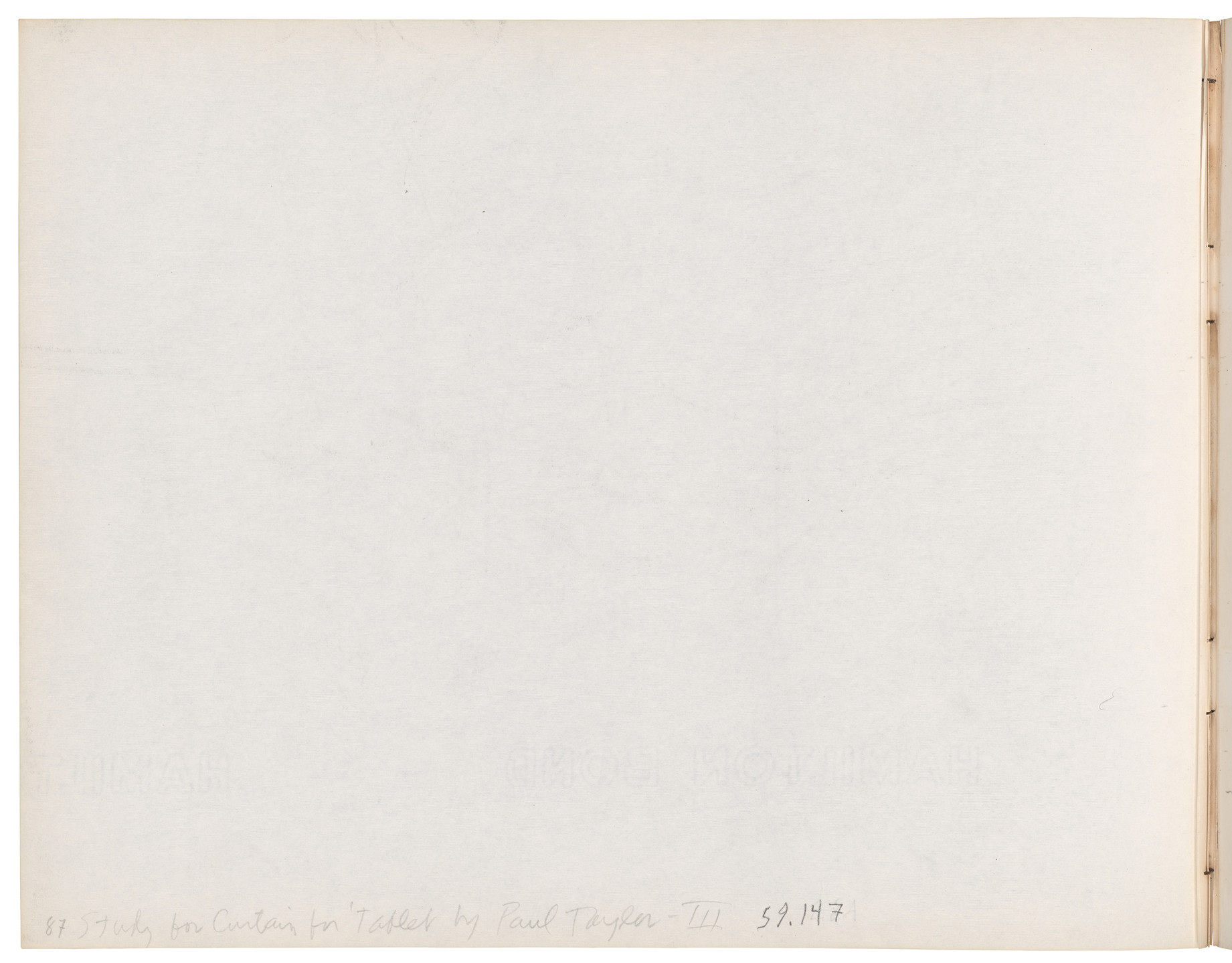 Ellsworth Kelly. Sketchbook #40, New York City. 1959-60