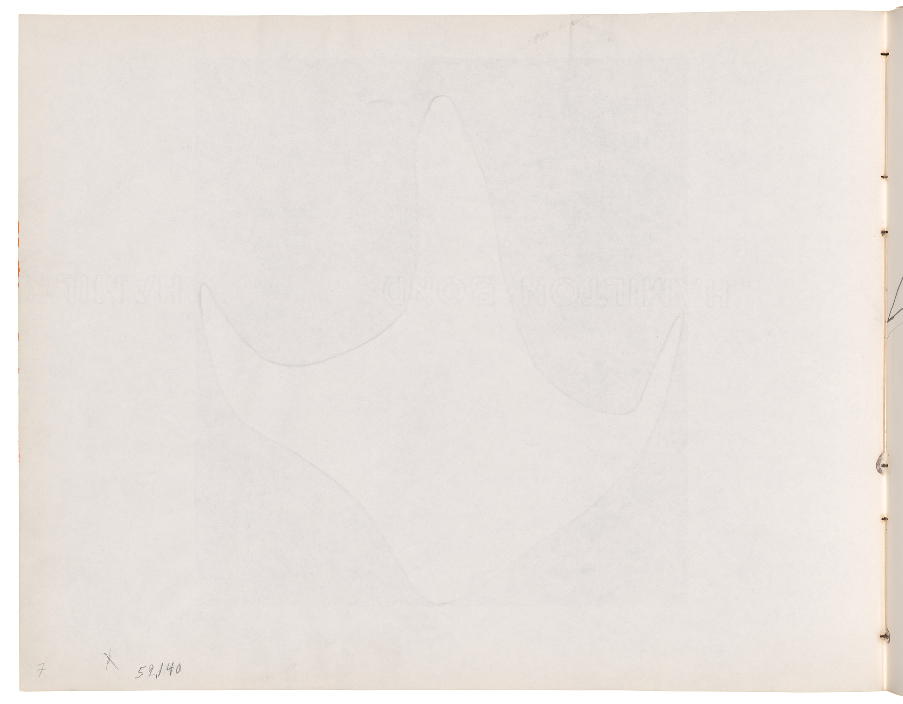 Ellsworth Kelly. Sketchbook #40, New York City. 1959-60