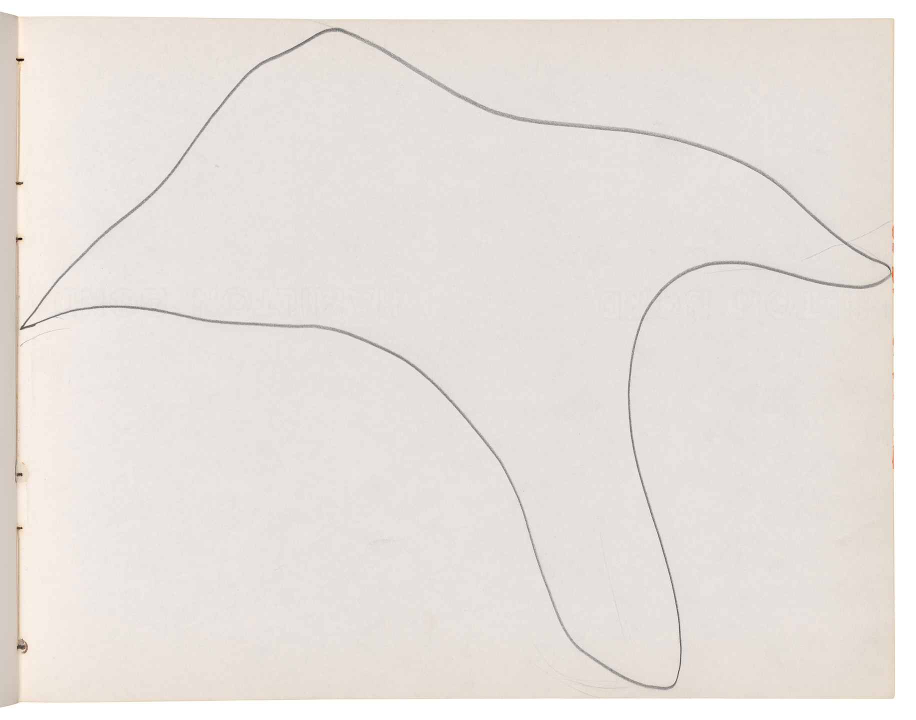 Ellsworth Kelly. Sketchbook #40, New York City. 1959-60
