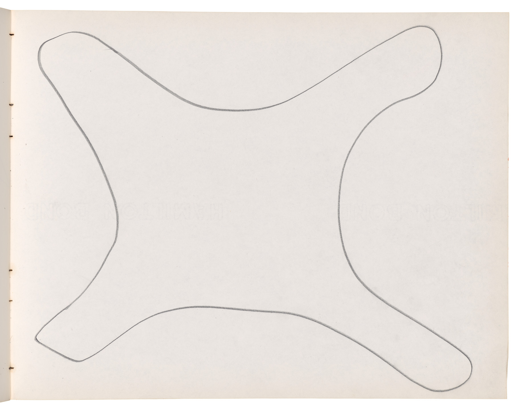 Ellsworth Kelly. Sketchbook #40, New York City. 1959-60