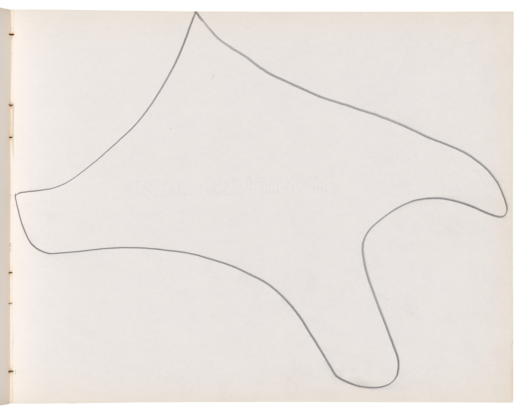 Ellsworth Kelly. Sketchbook #40, New York City. 1959-60