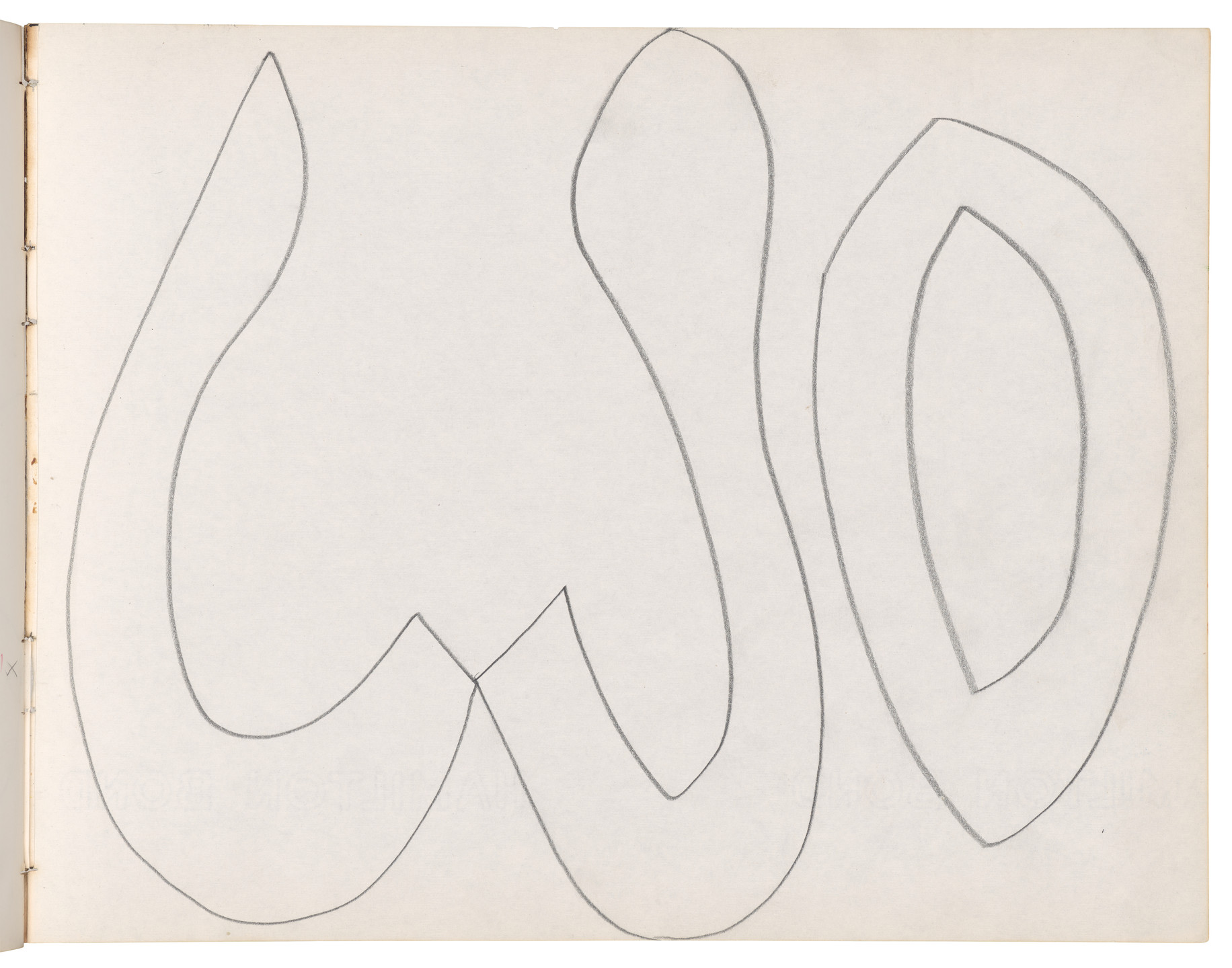 Ellsworth Kelly. Sketchbook #40, New York City. 1959-60